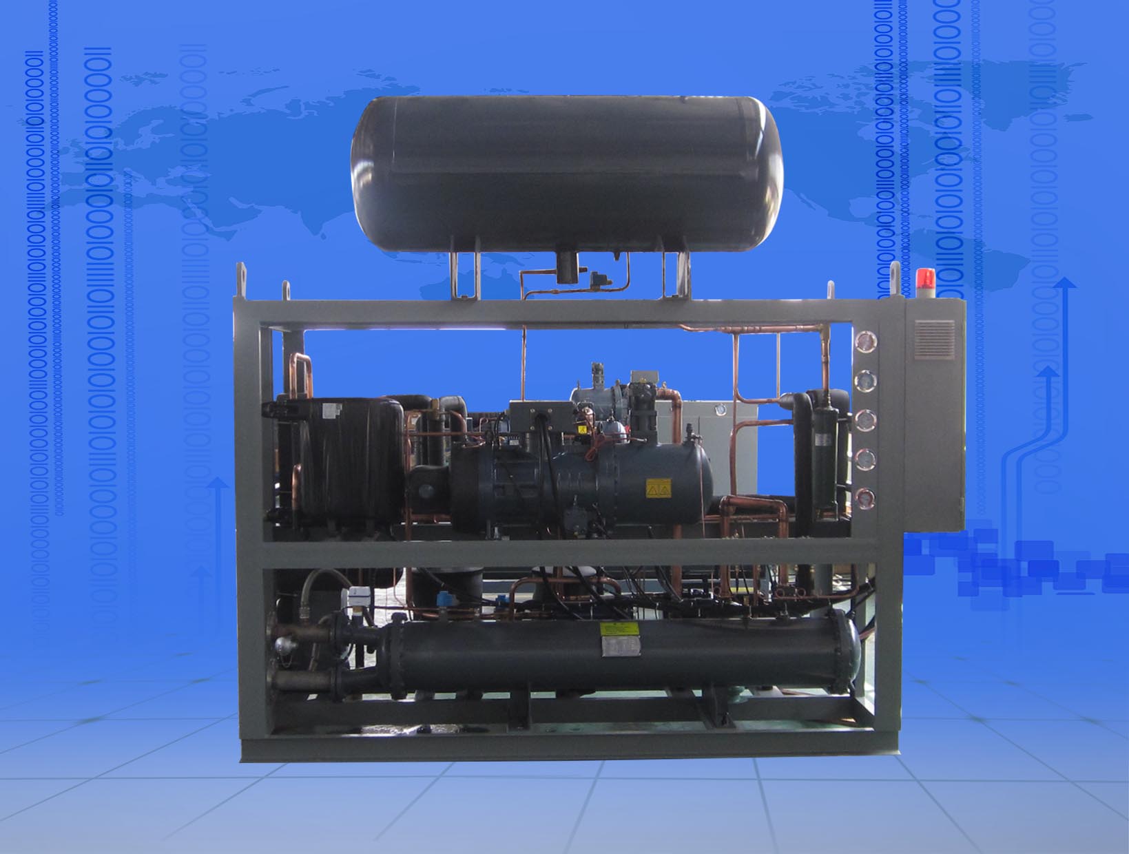 螺桿式低溫復疊機組